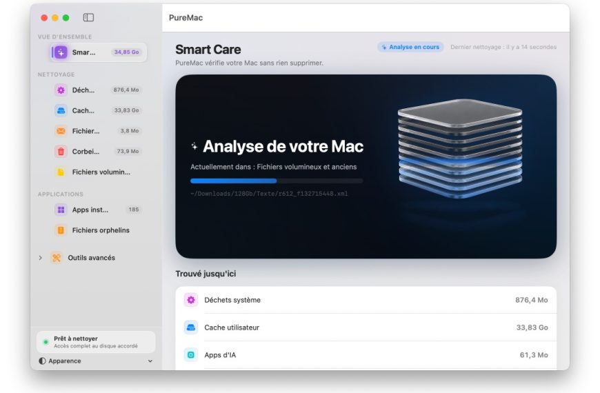 PureMac – Faites un grand ménage sur votre Mac, gratuitement