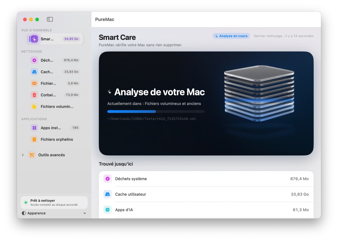 PureMac – Faites un grand ménage sur votre Mac, gratuitement
