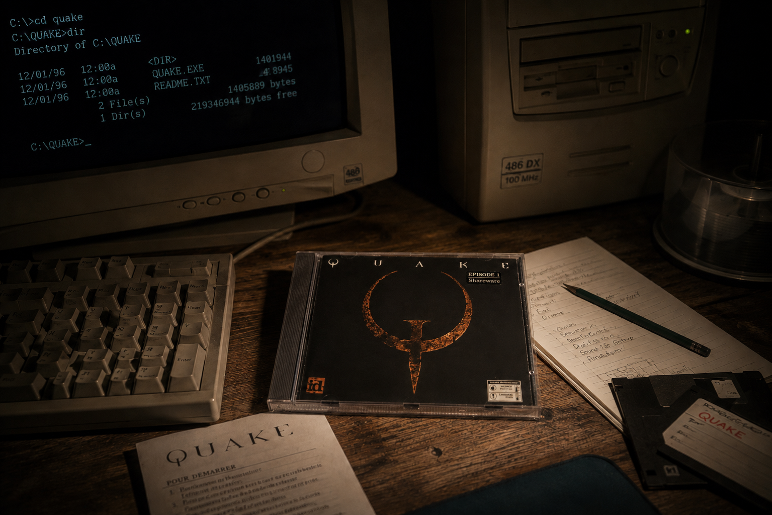 Le CD de Quake était foireux avant même d'être pressé