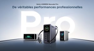 UGREEN dégaine deux chargeurs Nexode Pro avec écran de contrôle et câble rétractable, jusqu'à 300 W