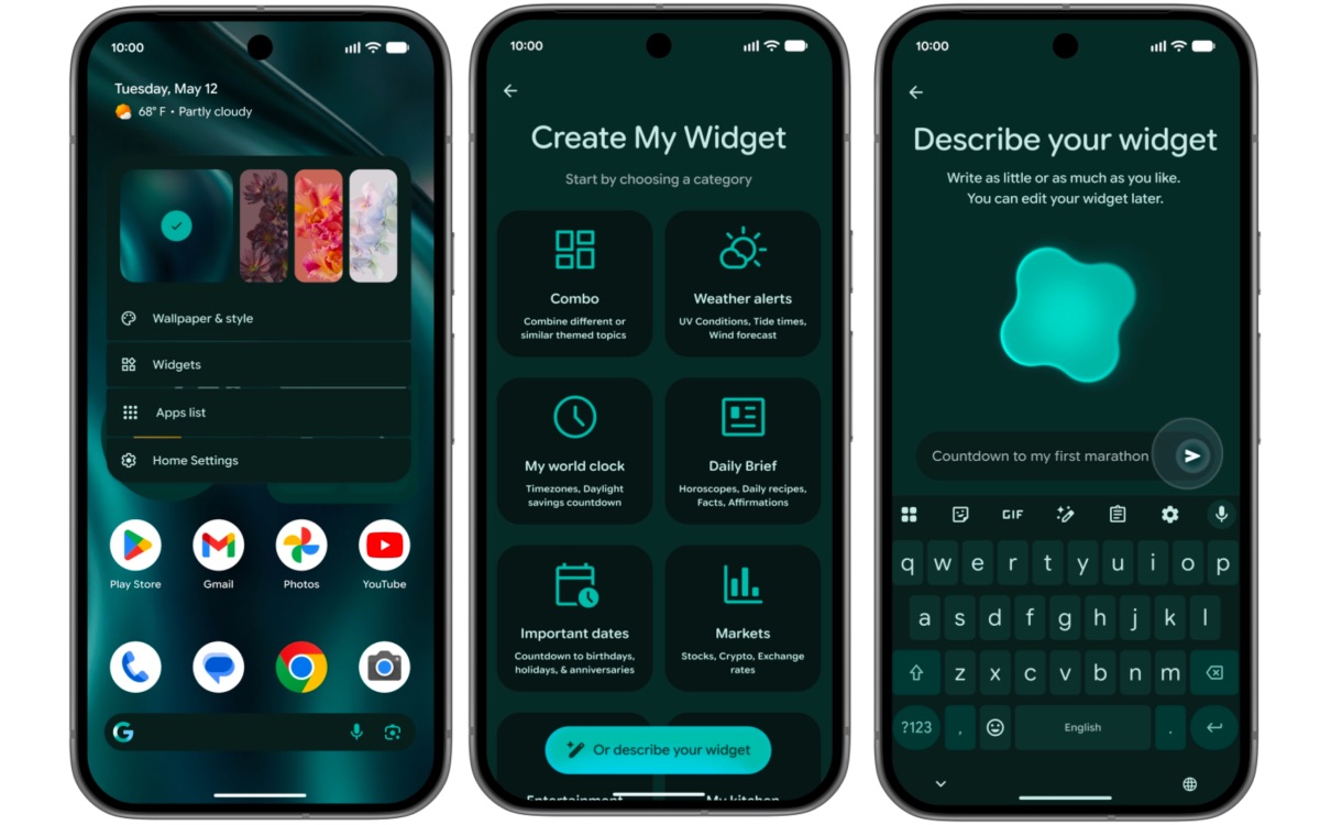 Créer son propre widget sera possible sur les smartphones Samsung avec la mise à jour One UI 9.5