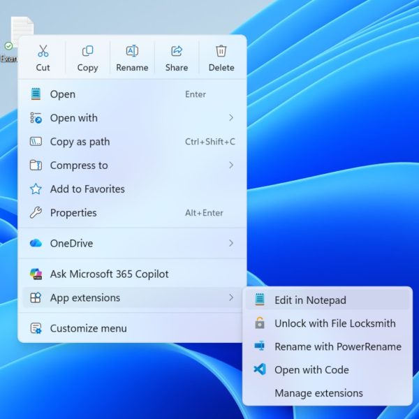 Windows 11 : le menu contextuel devient plus rapide et personnalisable