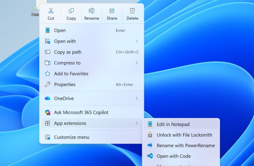 Windows 11 : le menu contextuel devient plus rapide et personnalisable