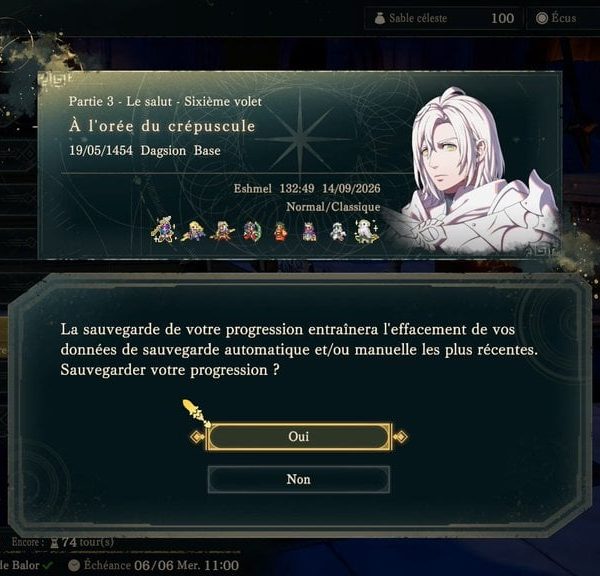 Durée de vie Fire Emblem Fortune's Weave : combien d'heures pour finir le jeu en ligne droite et à 100% ?