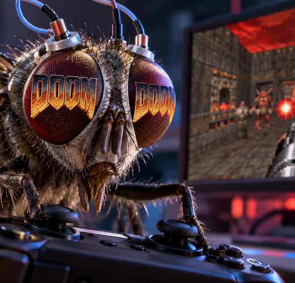 Une mouche qui joue aux jeux vidéo : grâce à une expérience de Google, cet ingénieur fait jouer le cerveau de l'insecte à Doom