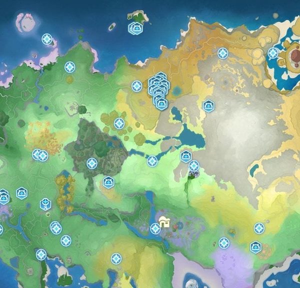 Carte interactive Aniimo : Oeufs, coffres, ressources… Tous les emplacements de la map