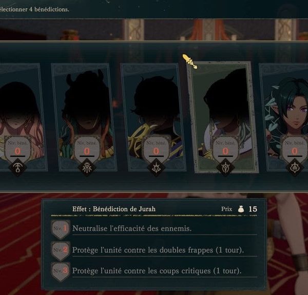 Fire Emblem Fortune's Weave Bénédictions Temples : la liste complète des dieux et de leurs pouvoirs et lesquels choisir ?