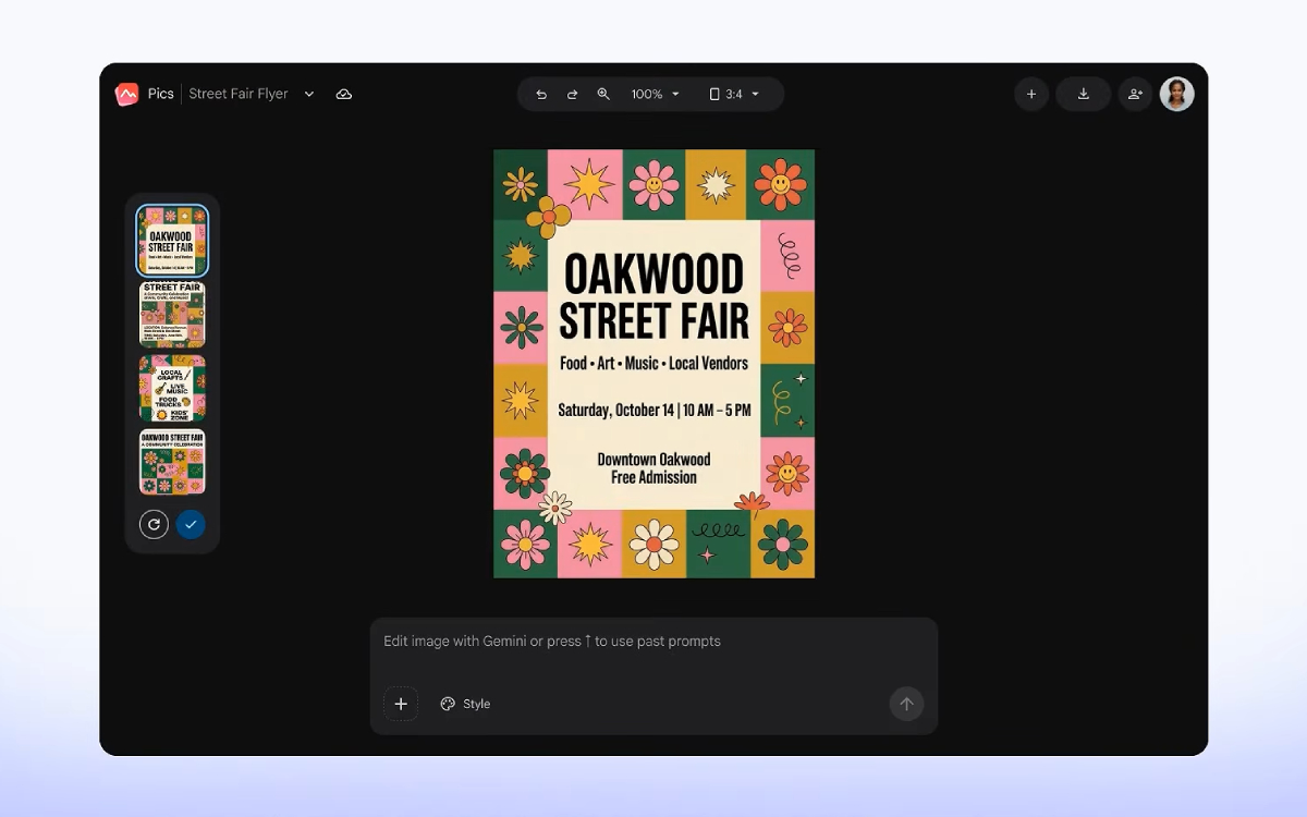 Avec Google Pics, générez et modifiez des images directement dans Docs, Slides ou Drive