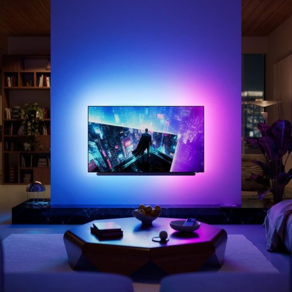 Philips veut vous en mettre plein les yeux : RGB Mini-LED, téléviseur Ambilight géant… Ce qu’il faut retenir de l’IFA
