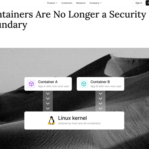 Conteneurs Linux – Quand l'isolation ne tient plus