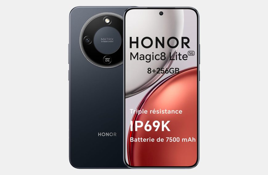 -42% sur le Honor Magic 8 Lite : bonne performance et une grosse batterie pour moins de 250 €