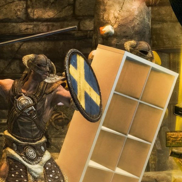 Ikea lance un mod pour Skyrim, l’étagère Kallax devient un compagnon de jeu indispensable