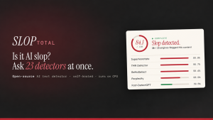 SlopTotal – Un détecteur de texte IA à installer chez vous