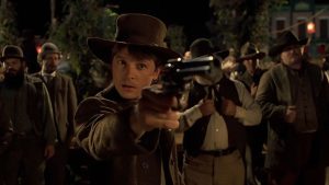 Si vous mettez Retour vers le futur 3 en pause à 27 minutes et 50 secondes, vous découvrirez trois légendes absolues du cinéma de western