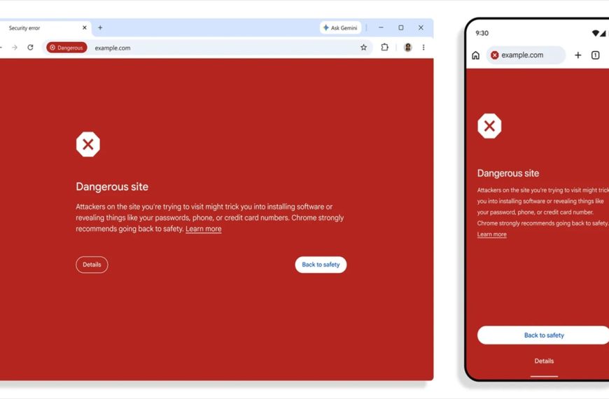 Google Chrome dégaine l’alerte rouge contre les sites web malveillants