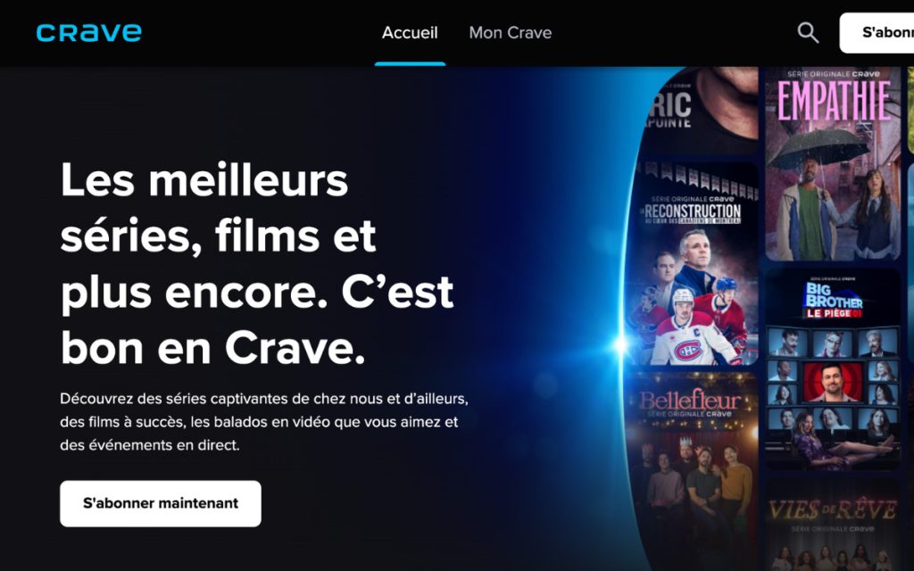 Crave : comment regarder le fameux service de streaming depuis la France ?