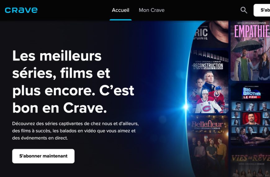 Crave : comment regarder le fameux service de streaming depuis la France ?