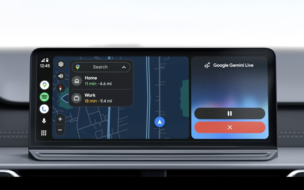 Android Auto : Google continue de perfectionner Gemini avec un changement de look et une option bien pratique