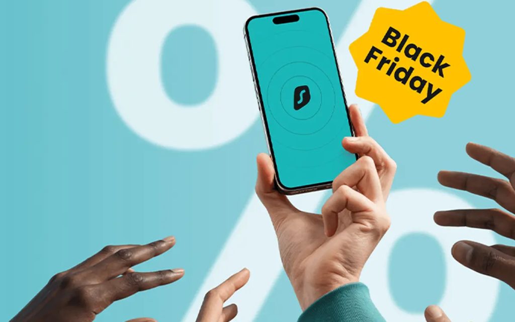 Le Black Friday commence déjà chez Surfshark : -88 % sur le VPN avec antivirus et surveillance de fuites de données