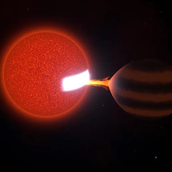 Des astronomes surprennent pour la première fois une étoile vampire aspirant une étoile ratée