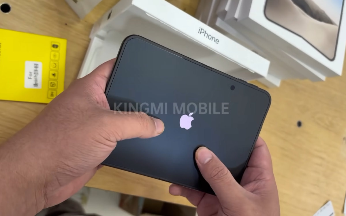 iPhone Duo : découvrez la première vidéo unboxing du smartphone pliant d’Apple