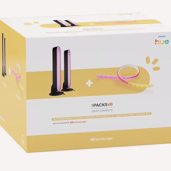 160 € de remise sur ce pack Philips Hue pour ajouter des effets lumineux autour de votre téléviseur