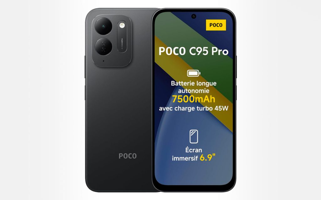 Le très récent Poco C95 Pro avec 2 jours d’autonomie et un grand écran 6,9″ chute à moins de 240 € !