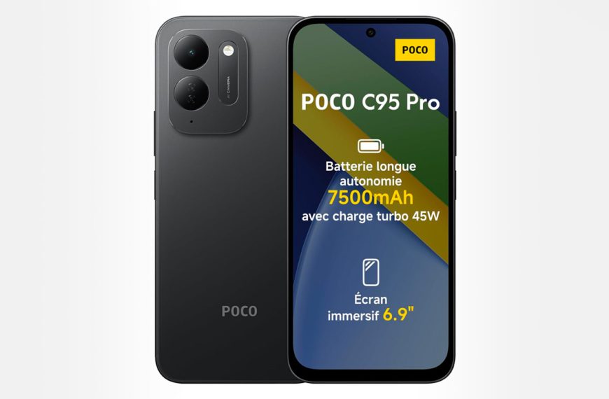Le très récent Poco C95 Pro avec 2 jours d’autonomie et un grand écran 6,9″ chute à moins de 240 € !